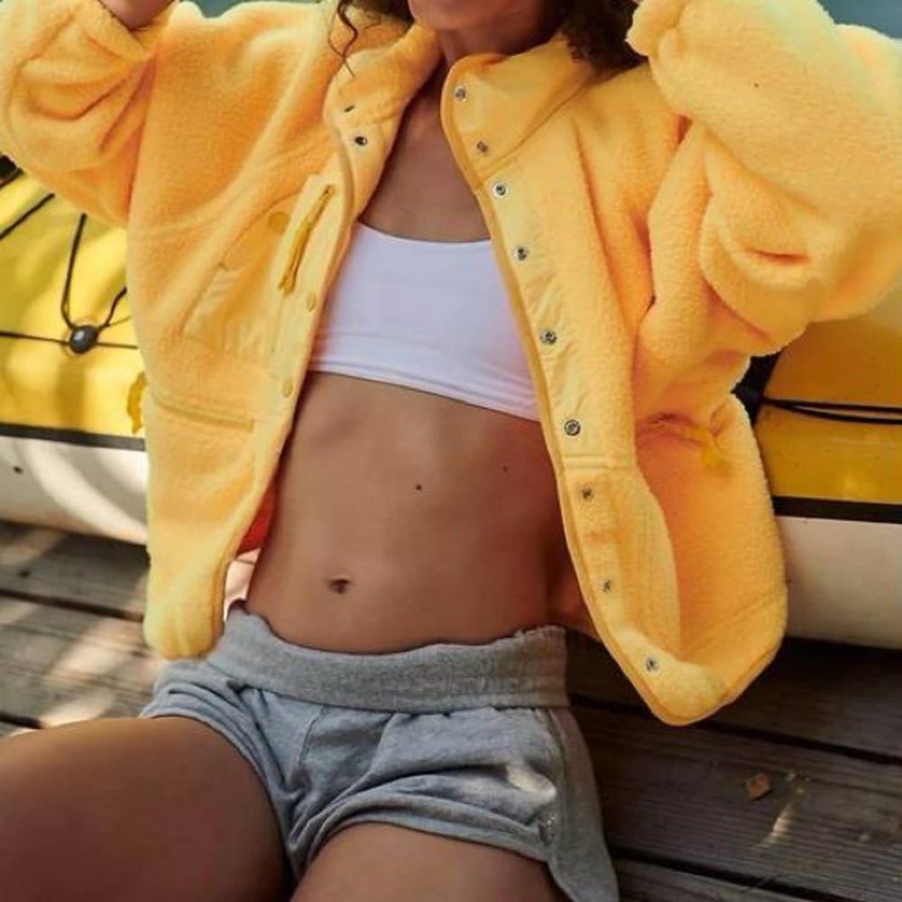 Free People Fleece Jacket - size M